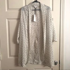 emory park white aysha duster kimono